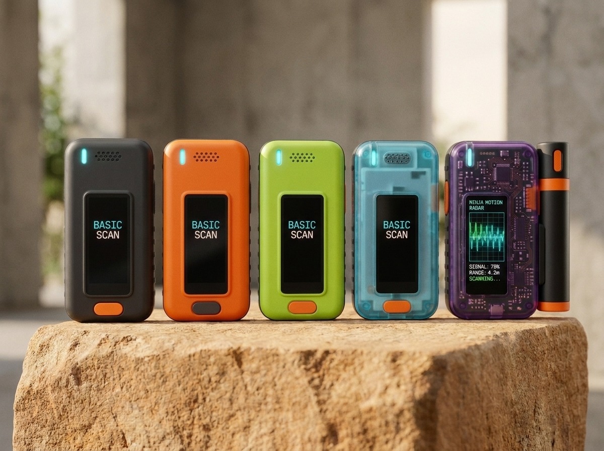Tinker Tricorder Multi-Color Case Lineup & Pro Purple Battery Dock