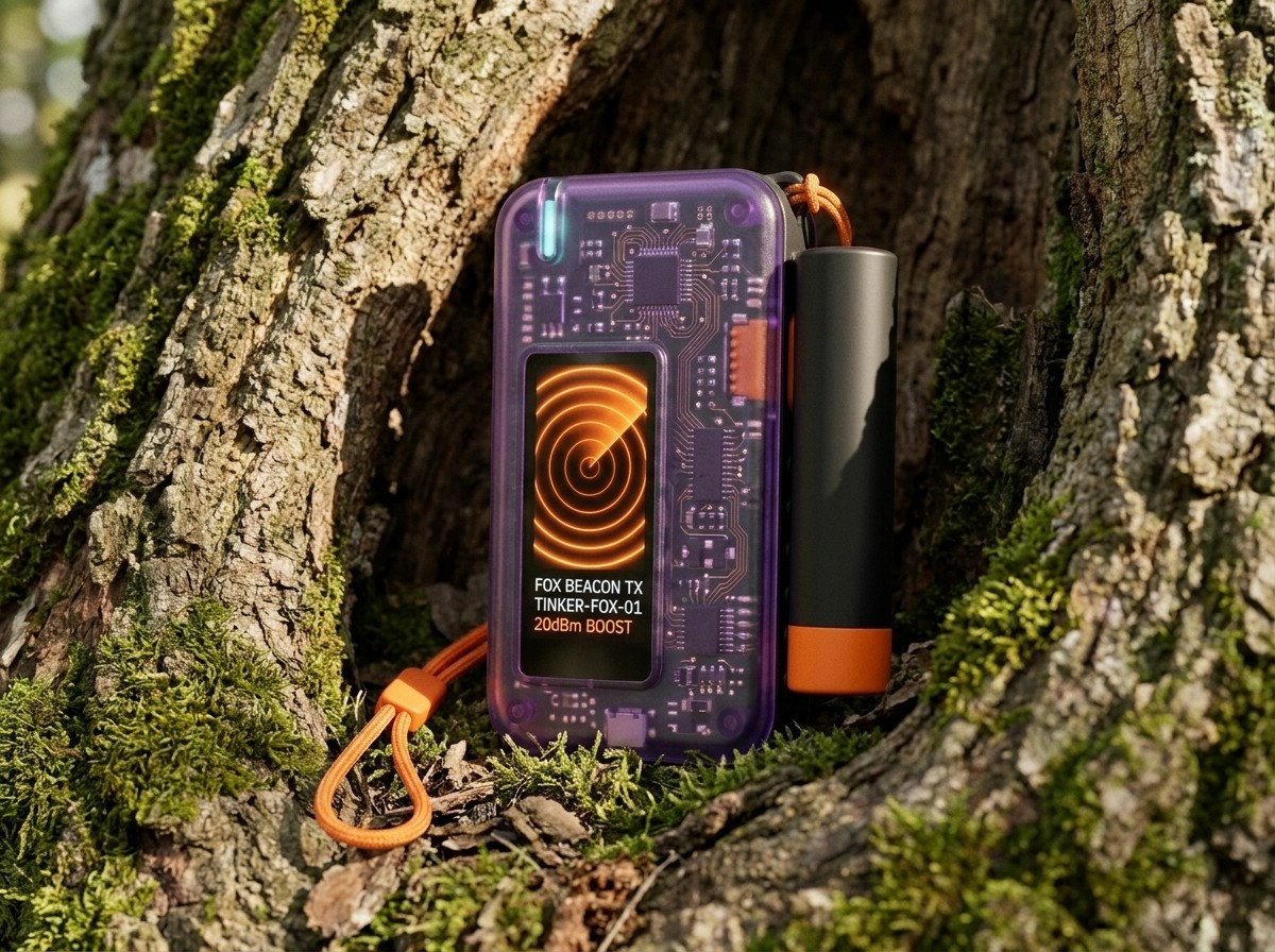 Hidden Fox Beacon Transmitter Outdoors